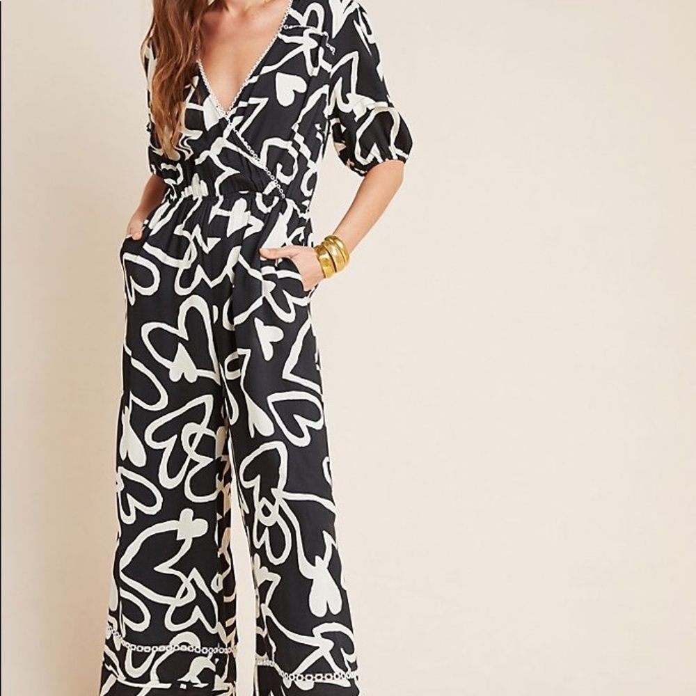 Farm Rio Sinead Hearts Jumpsuit